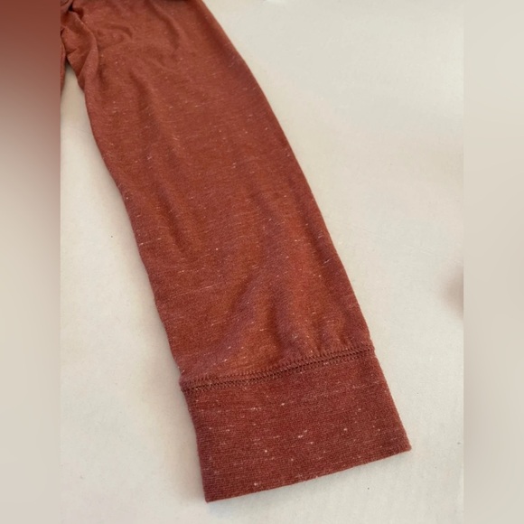 Men's Long Sleeve Rust Henley Crewneck Shirt Goodfellow & Co™ size XL - Picture 8 of 9